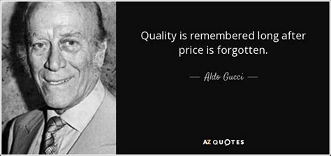 aldo gucci quotes translated to french|Aldo Gucci .